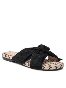 Jenny Fairy Espadryle WSS20482-02 Czarny. Czarne espadryle Jenny Fairy, bez wzorów, z materiału, bez obcasa. Za 89,99 zł.