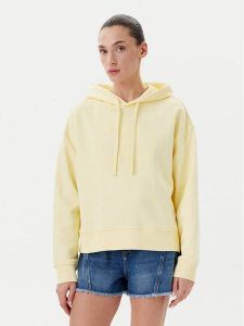 TWINSET Bluza 251TP2480 Żółty Regular Fit. Żółte bluzy Twinset, m, bez wzorów, z bawełny, bez kaptura. Za 379,99 zł.