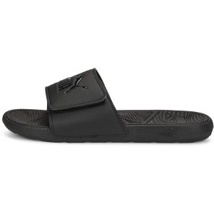 Klapki basenowe dla dorosłych Puma Cool Cat 2.0. Brązowe klapki Puma, bez wzorów, z materiału, bez obcasa. Za 178,00 zł.