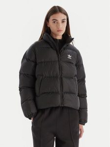 Adidas Kurtka zimowa adicolor JD0420 Czarny Regular Fit. Czarne kurtki ADIDAS, na zimę, s, bez wzorów, z syntetyku, bez kaptura. Za 449,99 zł.