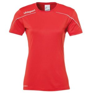 Koszulka Uhlsport Femme Stream 22. Białe bluzki Uhlsport, xl, bez wzorów, sportowe, bez kołnierzyka, bez ramiączek. W wyprzedaży za 75,25 zł.