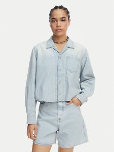 G-Star Raw Koszula jeansowa Resort D29076-E356 Niebieski jasny Relaxed Fit. Niebieskie koszule G-Star Raw, xl, bez wzorów, z bawełny, bez kołnierzyka, bez ramiączek. Za 429,99 zł.