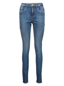 LTB Dżinsy - Skinny fit - w kolorze niebieskim rozmiar: W26/L34. Niebieskie jeansy LTB, z aplikacjami, ze skóry, z podwyższonym stanem. Za 164,95 zł.