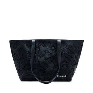 Torebka Desigual. Czarne torebki klasyczne Desigual, bez wzorów, bez dodatków. Za 409,99 zł.