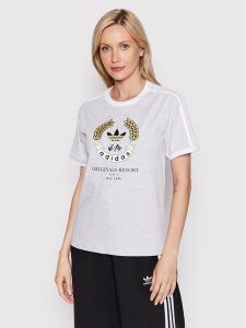 Adidas T-Shirt Graphic HL6554 Szary Loose Fit. Szare t-shirty ADIDAS, bez wzorów, z bawełny, bez kołnierzyka, bez ramiączek. Za 89,99 zł.