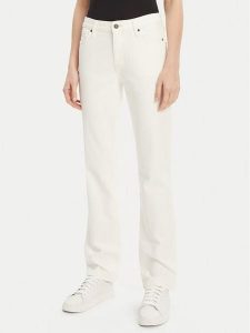 Guess Jeans Jeansy W5GA98 D5M62 Biały Skinny Fit. Białe jeansy Guess Jeans, z aplikacjami, z bawełny. Za 309,99 zł.