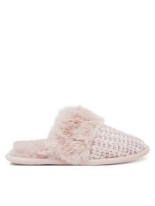 DeeZee Kapcie HHS-22LP-921 Różowy. Czerwone kapcie DeeZee, bez wzorów, z materiału. Za 69,99 zł.