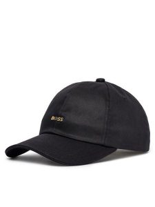 BOSS Czapka z daszkiem Ari-Me 50533367 Czarny. Czarne czapki Boss, bez wzorów, z bawełny. Za 146,99 zł.