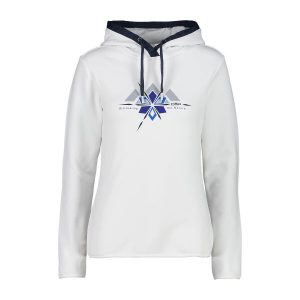 Bluza damska z kapturem CMP. Białe bluzy CMP, bez wzorów, z kapturem. Za 312,45 zł.