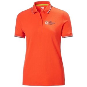 Damska koszulka polo Helly Hansen the ocean race. Brązowe bluzki Helly Hansen, m, bez wzorów, sportowe, bez kołnierzyka, bez ramiączek. Za 325,50 zł.