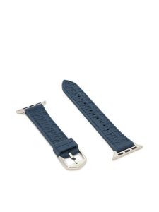 Fossil Wymienny pasek do zegarka Apple Watch S380019 Granatowy. Niebieskie paski Fossil. Za 129,99 zł.