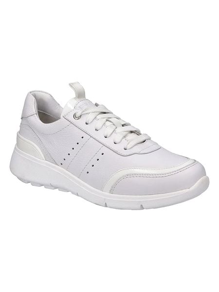 Josef Seibel Skórzane sneakersy w kolorze białym rozmiar: 38. Białe trampki Josef Seibel, bez wzorów, ze skóry, bez zapięcia. Za 156,61 zł.