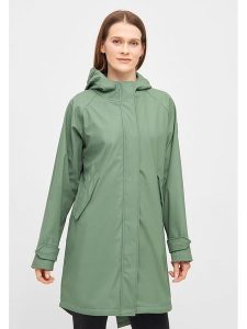 Derbe Parka w kolorze zielonym rozmiar: 38. Zielone płaszcze Derbe, bez wzorów, bez kaptura. Za 219,60 zł.