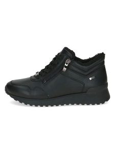 Caprice Skórzane sneakersy w kolorze czarnym rozmiar: 42. Czarne trampki Caprice, bez wzorów, bez zapięcia. Za 281,10 zł.