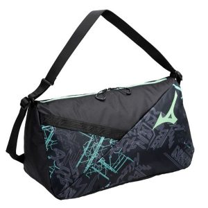 Torba sportowa Mizuno Waso Holdall. Czarne torby podróżne i sportowe Mizuno, bez wzorów. Za 229,00 zł.