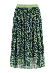 TAIFUN Spódnica w kolorze granatowo-zielonym rozmiar: 36. Niebieskie spódnice Taifun, na co dzień, bez wzorów, midi. Za 148,61 zł.