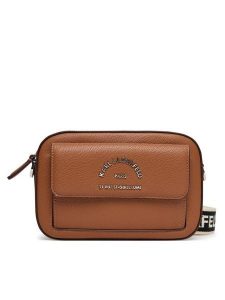 KARL LAGERFELD Torebka A3W30317 Brązowy. Brązowe listonoszki KARL LAGERFELD, bez wzorów, ze skóry, bez dodatków. Za 499,99 zł.