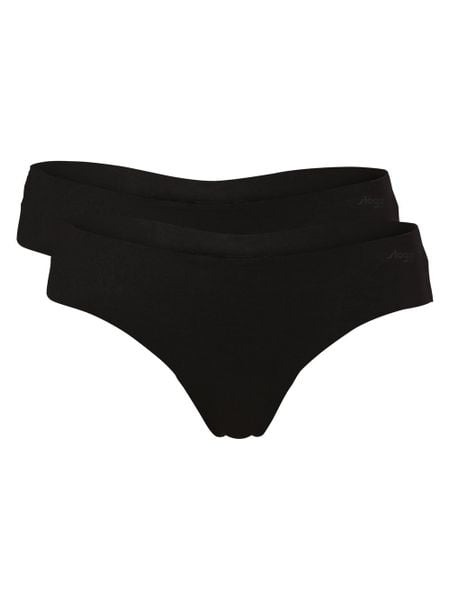 Sloggi stringi hipster pakowane po 2 szt. Kobiety czarny, XL. Czarne stringi Sloggi, bez wzorów. Za 79,95 zł.