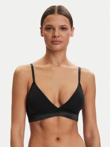 Calvin Klein Underwear Biustonosz braletka LV00QF8825 Czarny. Czarne biustonosze Calvin Klein Underwear, bez wzorów, z bawełny. Za 179,99 zł.