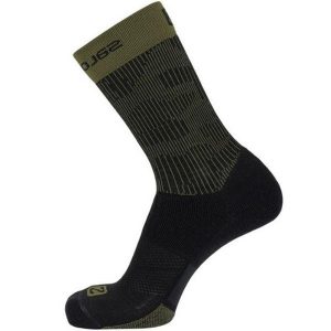 Skarpety Unisex Dla Dorosłych X Ultra Mid Cut. Zielone skarpetki Salomon, bez wzorów. Za 123,99 zł.