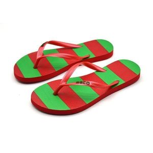 Beco klapki damskie różowo-zielone. Zielone klapki 47 Brand, bez wzorów, bez obcasa. Za 208,99 zł.