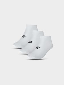 4F Skarpety casual przed kostkę (5-pack) damskie - białe 39-42. Białe skarpetki 4f, bez wzorów, z bawełny. Za 54,99 zł.