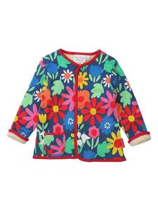 Toby Tiger Dwustronna kurtka przejściowa w kolorze beżowym ze wzorem rozmiar: 98. Brązowe kardigany Toby Tiger, z bawełny. Za 113,10 zł.