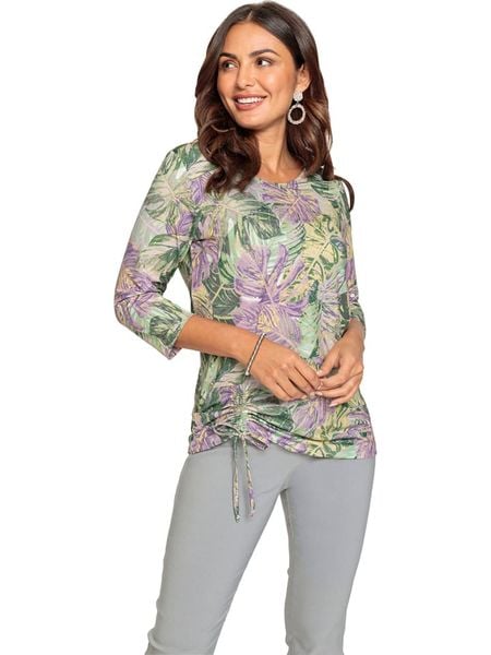 WITT WEIDEN Koszulka w kolorze zielono-fioletowym rozmiar: 38. Zielone bluzki WITT WEIDEN, bez wzorów, bez kołnierzyka, bez ramiączek. Za 78,66 zł.