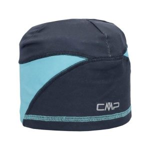 Czapka damska turystyczna CMP 6505706. Niebieskie czapki CMP, bez wzorów, z tkaniny, sportowe. Za 105,00 zł.