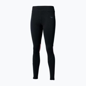 Legginsy do biegania damskie Mizuno Active Warmalite Long. Czarne legginsy Mizuno, bez wzorów. Za 159,99 zł.