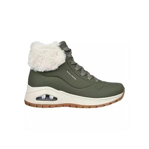 Femme UNO RUGGED FALL AIR Skechers OLV 167274 Vert Skechers. Zielone buty sportowe Skechers, bez wzorów, bez zapięcia. Za 487,00 zł.