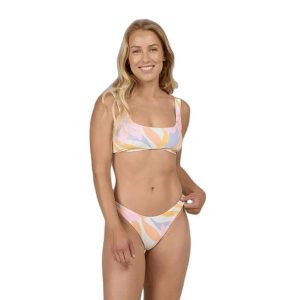 Kostium kąpielowy dwuczęściowy z kwiatowym stanikiem dla kobiet Salty Crew. Białe bikini SALTY CREW, bez wzorów. Za 308,00 zł.