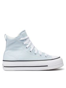 Converse Trampki Chuck Taylor All Star Padded Lift Platform A10452C Szary. Szare trampki Converse, bez wzorów, z materiału, bez zapięcia. Za 289,99 zł.