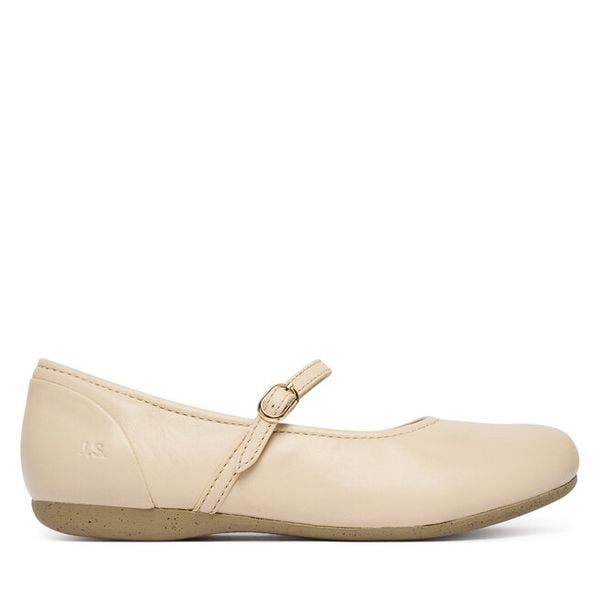 Półbuty Josef Seibel. Białe półbuty Josef Seibel, bez wzorów, bez obcasa, na płaskiej podeszwie, bez zapięcia. Za 389,99 zł.