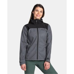 Damska kurtka softshell Kilpi RAVIA-W. Niebieskie kurtki Kilpi, xs, bez wzorów, z softshellu, bez kaptura. Za 318,77 zł.