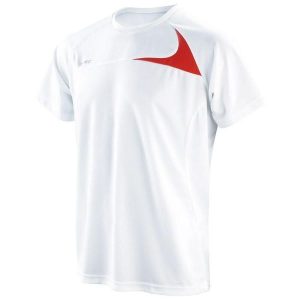 Koszulka Treningowa Dash Dla Dorosłych Unisex. Białe bluzki SPIRO, bez wzorów, sportowe, bez kołnierzyka, bez ramiączek. Za 82,99 zł.