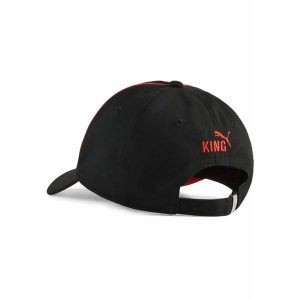 Czapka z daszkiem AC Milan KING PUMA Black For All Time Red. Czarne czapki Puma, bez wzorów, sportowe. Za 129,00 zł.
