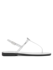 REPLAY Sandały GWF6R.000.C0002S Srebrny. Szare sandały Replay, bez wzorów, ze skóry, bez obcasa, na płaskiej podeszwie, bez zapięcia. Za 439,99 zł.