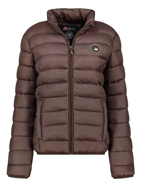 Canadian Peak Kurtka pikowana "Atikamapeak" w kolorze brązowym rozmiar: M. Brązowe kurtki Canadian Peak, m, bez wzorów, bez kaptura. Za 171,68 zł.