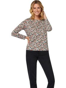 WITT WEIDEN Bluzka w kolorze kremowym rozmiar: 48. Brązowe bluzki WITT WEIDEN, bez wzorów, z bawełny, bez kołnierzyka, bez ramiączek. Za 26,99 zł.