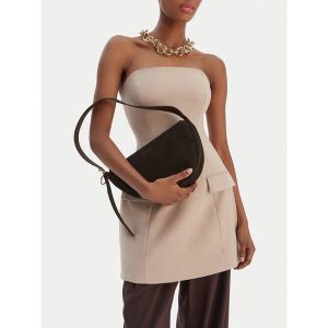 Torebka GINO ROSSI. Brązowe torebki klasyczne Gino Rossi, bez wzorów, bez dodatków. Za 220,99 zł.