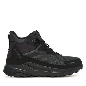 Trekkingi adidas. Szare buty sportowe ADIDAS, bez wzorów, bez zapięcia, trekkingowe, Adidas Terrex, ClimaWarm (Adidas). Za 489,99 zł.