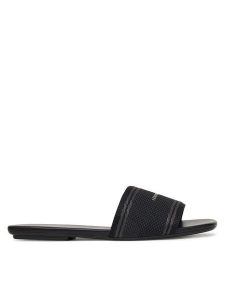 Armani Exchange Klapki XW002569 AF22793 MZ192 Czarny. Czarne klapki Armani Exchange, bez wzorów, ze skóry, bez obcasa. Za 414,99 zł.
