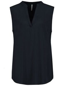 Fresh Made Bluzka w kolorze czarnym rozmiar: XXL. Czarne bluzki Fresh Made, s, bez wzorów, z wiskozy, klasyczne, bez kołnierzyka, bez ramiączek. Za 83,42 zł.