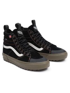 Vans Skórzane sneakersy "SK8-Hi" w kolorze czarnym rozmiar: 42,5. Czarne trampki Vans, bez wzorów, za kostkę, bez zapięcia. Za 347,99 zł.
