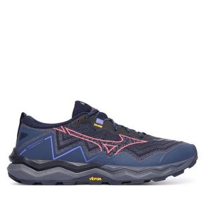 Buty do biegania Mizuno. Szare buty sportowe Mizuno, bez wzorów, z gore-texu, bez zapięcia, do biegania, mizuno wave, gore-tex. Za 459,99 zł.