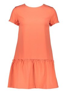Awama Sukienka w kolorze rozmiar: XL. Pomarańczowe sukienki Awama, xl, bez wzorów, bez kołnierzyka, bez ramiączek, mini. Za 57,20 zł.
