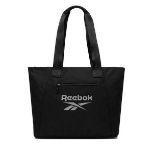 Torebka Reebok. Czarne torebki klasyczne Reebok, bez wzorów, bez dodatków. Za 79,99 zł.