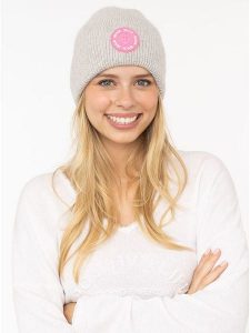 Zwillingsherz Czapka w kolorze szarym rozmiar: onesize. Szare czapki Zwillingsherz, bez wzorów, z wełny. Za 144,92 zł.