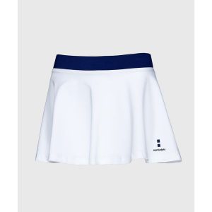 Spódnica Elegancja - Biała. Białe spódnice NORDICDOTS, s, bez wzorów, z elastanu, sportowe. Za 185,00 zł.